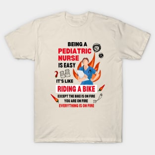 Nursing Funny Quote of A Pediatric Nurse Squad T-Shirt